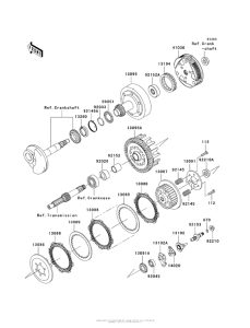 AX125 Сцепление
