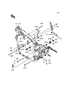 VN1700 Рама ,крепежные детали