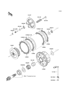 ZR800 Сцепление