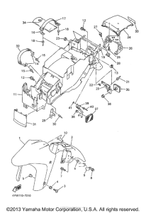 YZF1000RJC Крыло