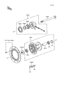 KL600 Переднее колесо