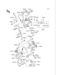 VN750 Распредвал