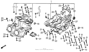 VF750C Блок цилиндров