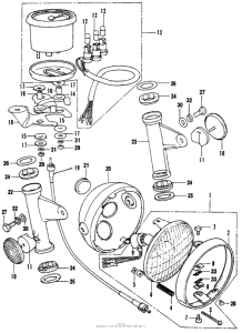 SL70 Headlight + headlight case k1