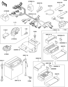 ZX400 Chassis electrical equipment(1 / 2)