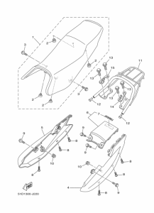 YBR125ED Пружина