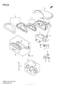 VZ800 Speedometer (Vz800L4 E28)