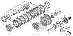 VFR1200X Сцепление