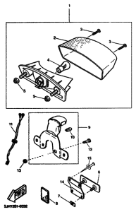 EW50 Taillight unit ass`y