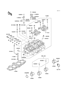 ZX600 Головка цилиндров