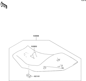 EX650 Сиденье