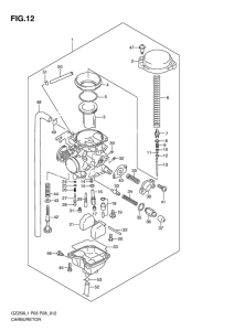 GZ250 Carburetor assy