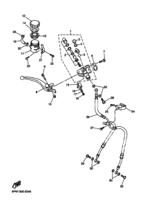 YZF-R1 Передний тормозной цилиндр