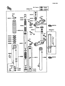 KMX200 Front fork(1 / 2)