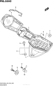 GSX-R1000 Speedometer (Gsx-R1000L6 E33)