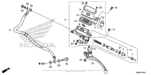 VFR800F Цилиндр сцепления