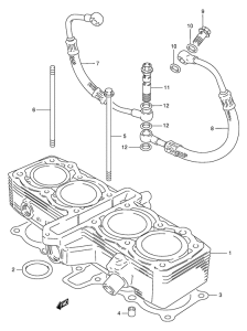 GSF400 Цилиндр