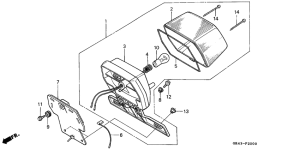 C50 Taillight unit ass`y