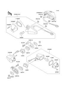  Задний фонарь