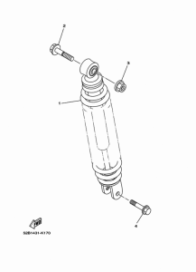 XC115S Rear arm & suspension