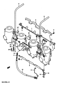 GSX-R750 Carburetor fittings