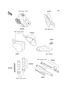 KX100 Labels(kx100-b2)