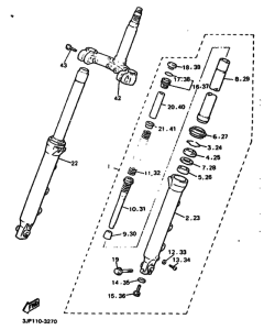 VMX12 Вилка передней оси