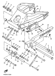 YZF750SP Бугель