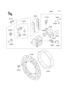  Передний тормоз