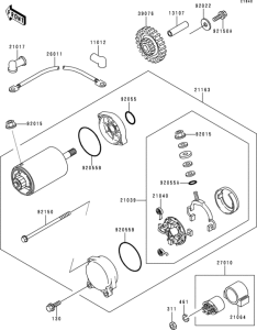 ZR1100 Стартер