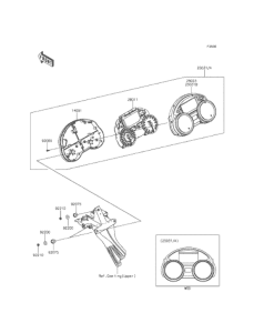 ZX1400 Приборы