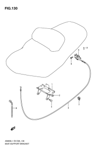 AN650 (ABS) Seat support bracket