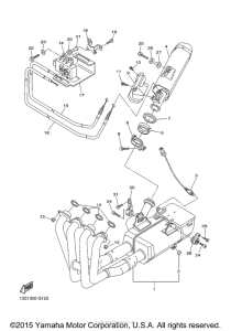 YZF-R6 Выхлопная система