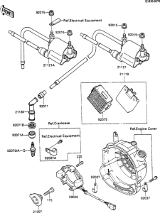 ZX600 Система зажигания