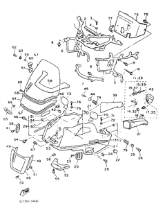 XVZ13TD Обтекатель 1