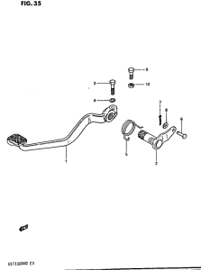GS1100 Передний суппорт