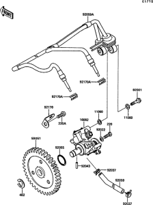 KR250 Масляный насос