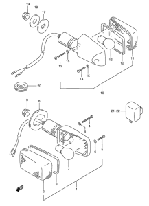 RGV250 Поворотники
