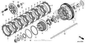 CB1100S (ABS) Сцепление