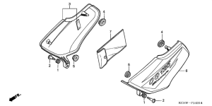 CG125 Боковая крышка