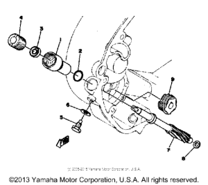 XS650SG Тахометр
