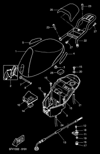 YH50 Asiento portaequipaje
