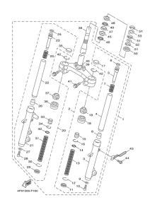 XC125 Передняя вилка