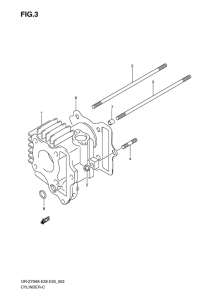 DR-Z70 Цилиндр