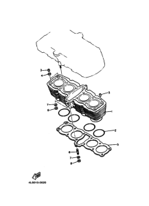 XJ650S Цилиндр