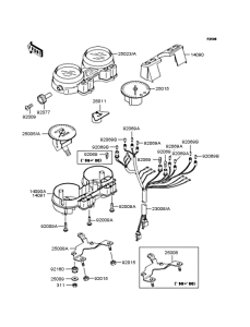 ZR400 Спидометр