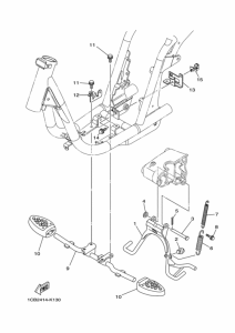 ED06 Support & repose pied