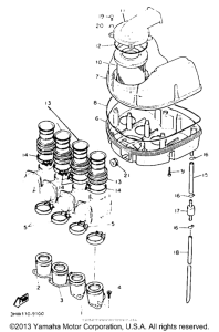 FZR600REC Воздушный фильтр