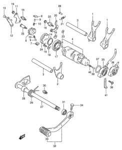 VS800 Переключение передач