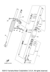 TTR125R Front fork lr